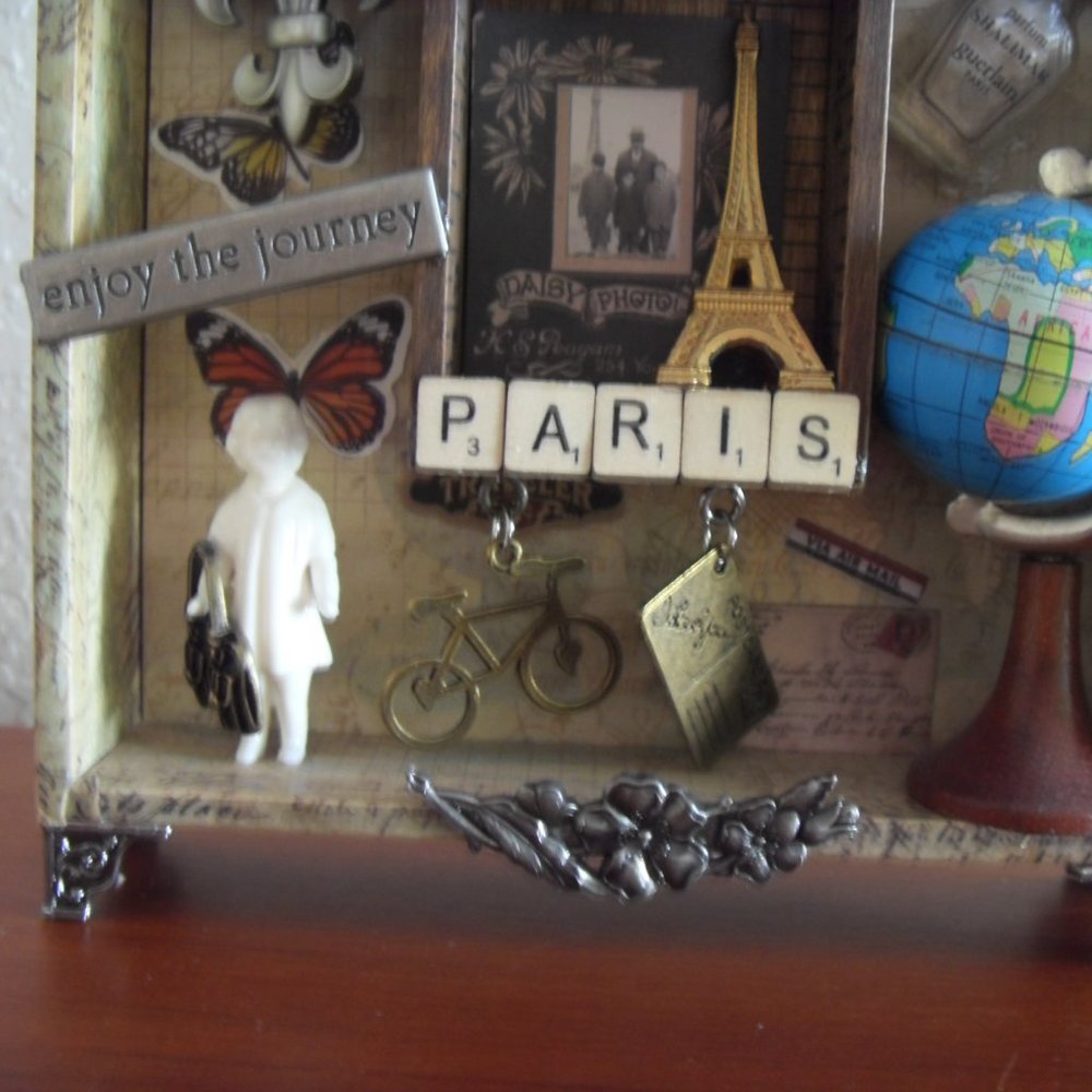 Paris France Shadow Box - Picture 7 of 13